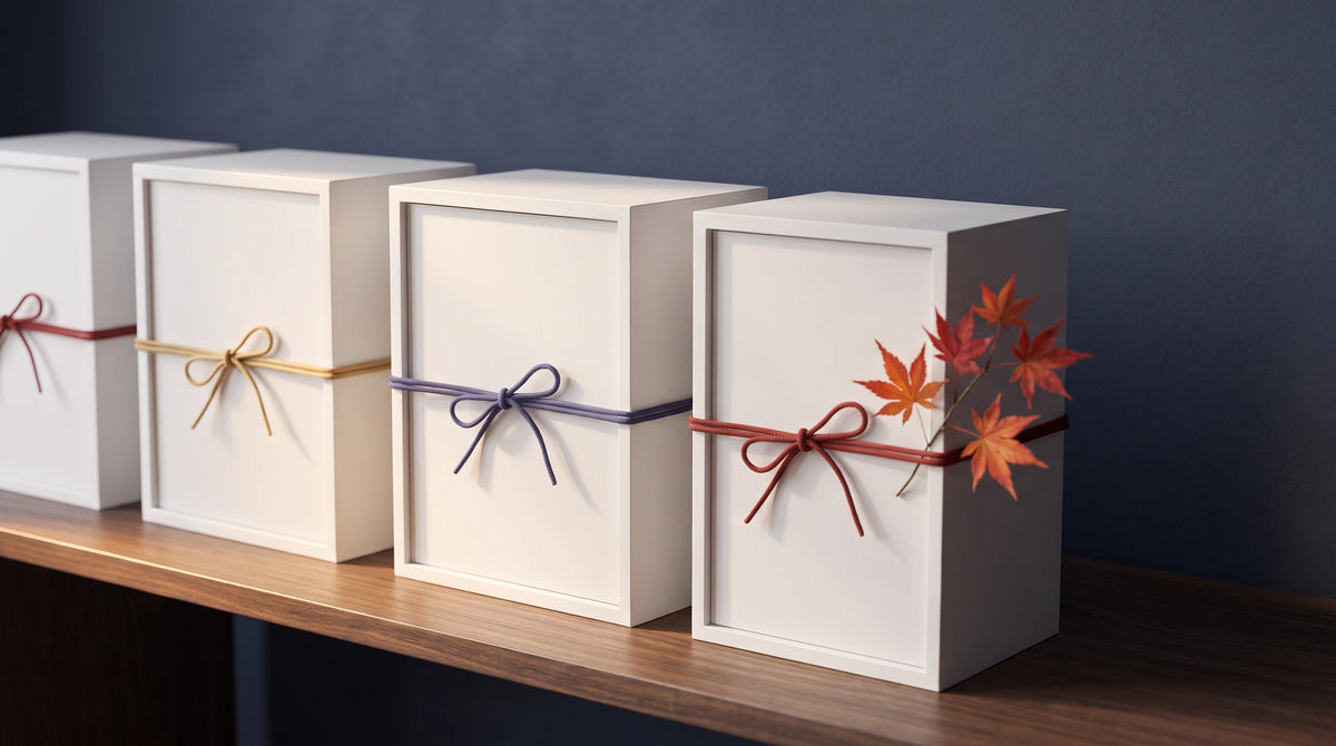 Luxury Japanese corporate gift crates arranged for year-round executive allocation and multi-split dispatch