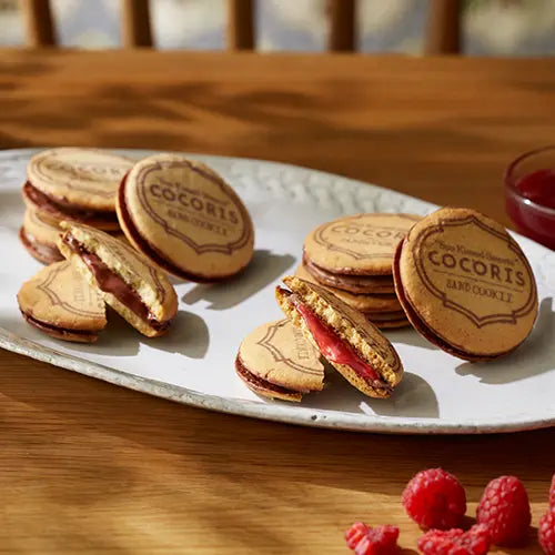 Cocoris Hazelnut Raspberry Sandwich Cookie