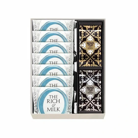 Quolofune Rich Milk Sandwich Cookie Novo Tile Cookie Assorted