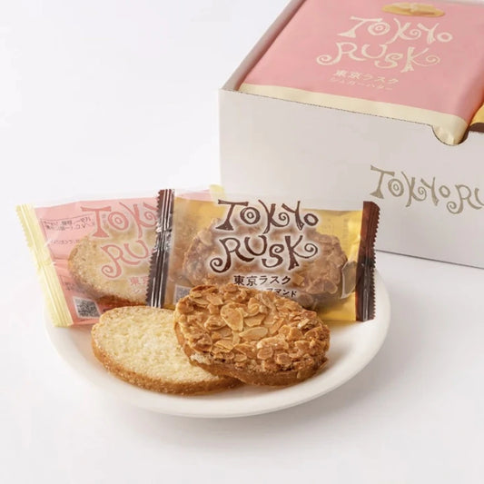 Tokyo Rusk Caramel Almond Rusk Sugar Butter Rusk Assorted