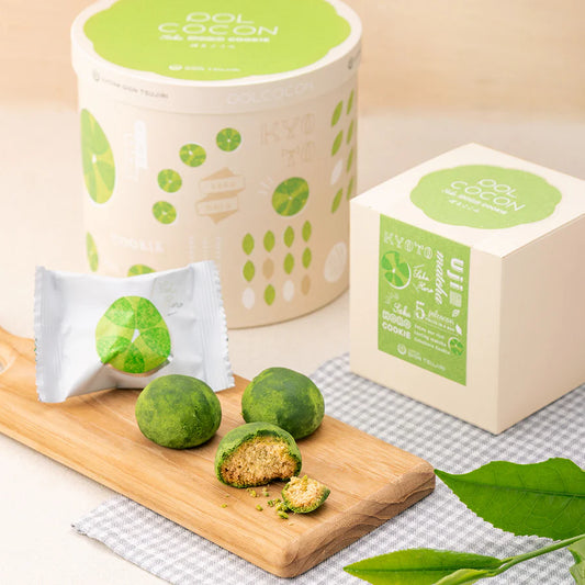 Gion Tsujiri Polcocon Green Tea Snowball Cookie